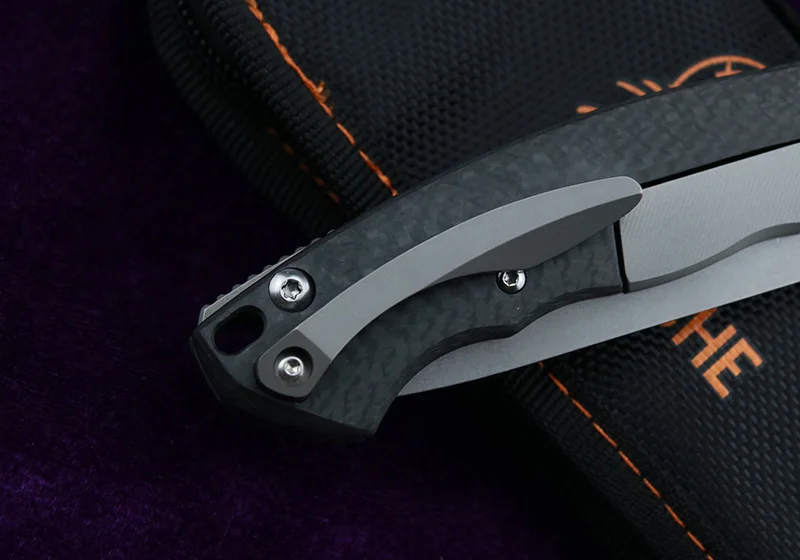 LEMIFSHE ZT0454 Dmitry складной нож D2 лезвие TC4 титановая CF ручка наружные походные охотничьи карманные Фруктовые Ножи EDC инструменты