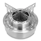 Мини-плита Lixada из алюминиевого сплава, для пикника, кемпинга, с крышкой