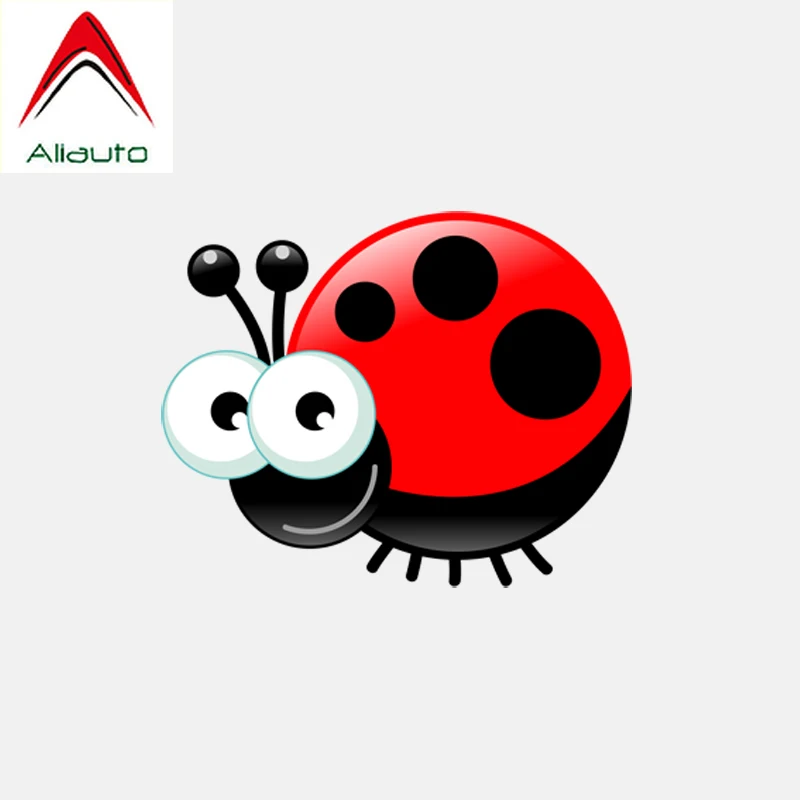 

Автомобильная мотоциклетная Автомобильная наклейка Aliauto, мультяшная красная звезда, божья коровка, Обложка, Ранняя для ноутбука, чемодана, ...