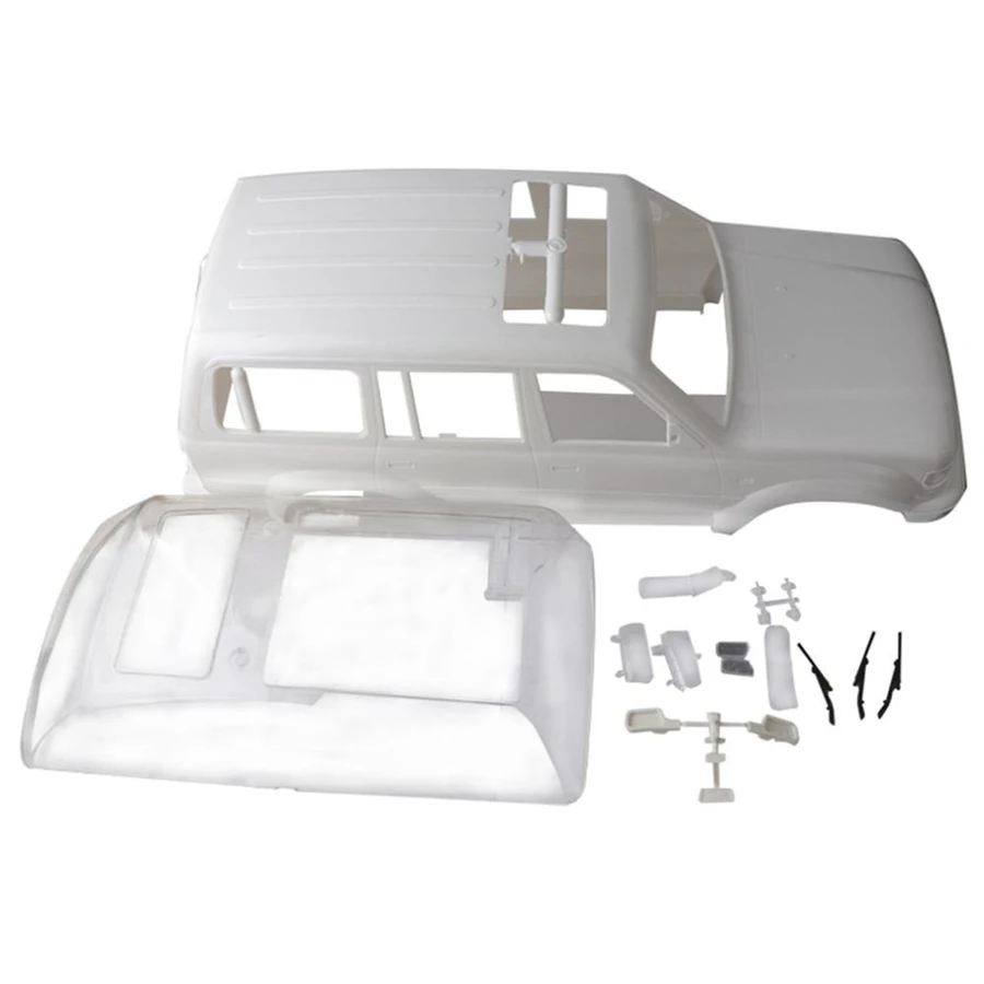 

LC80 Land Cruiser Rc гусеничные игрушки автомобиль Жесткий Корпус Комплект 313 колесная база подходит для масштаба 1/10 модель автомобиля шасси осевой ...