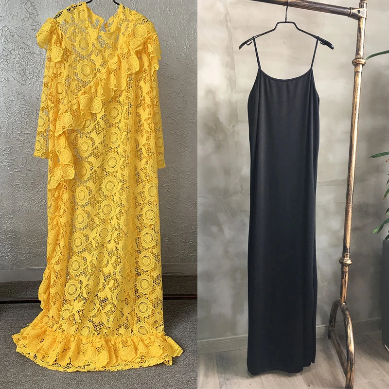 2021 Spring Summer Lace Dress African Women Plus Size Boubou Ankara Dashiki Maxi Dresses Muslim Abayas Fashion Party Clothes