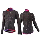 Футболка женская велосипедная с длинным рукавом и длинным рукавом