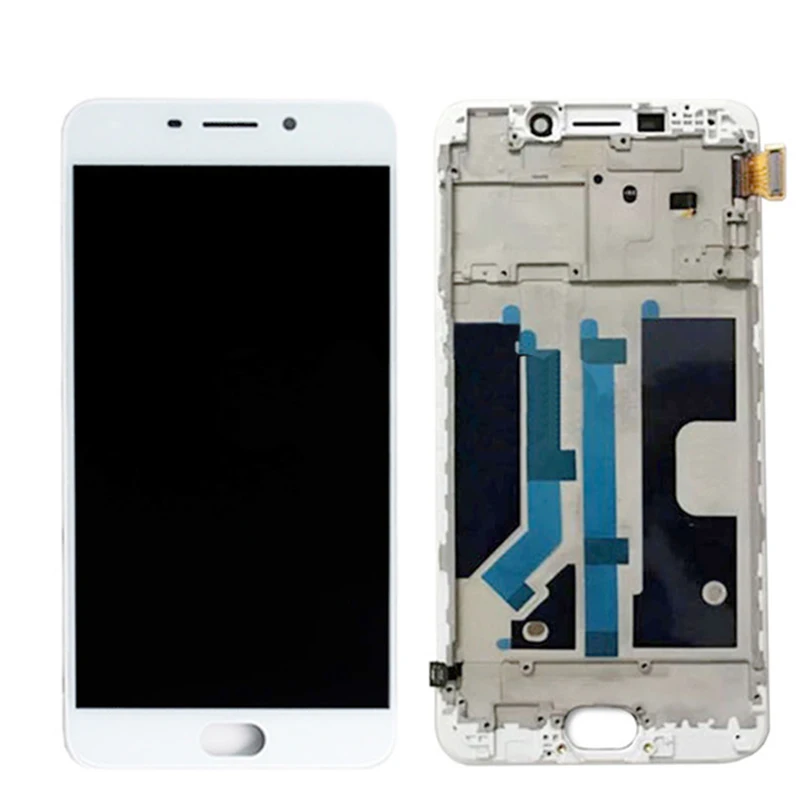 5," AMOLED ЖК-дисплей для OPPO R9 R9m X9009 F1 Plus ЖК-дисплей сенсорный экран с рамкой дигитайзер Датчик сборка запасные части
