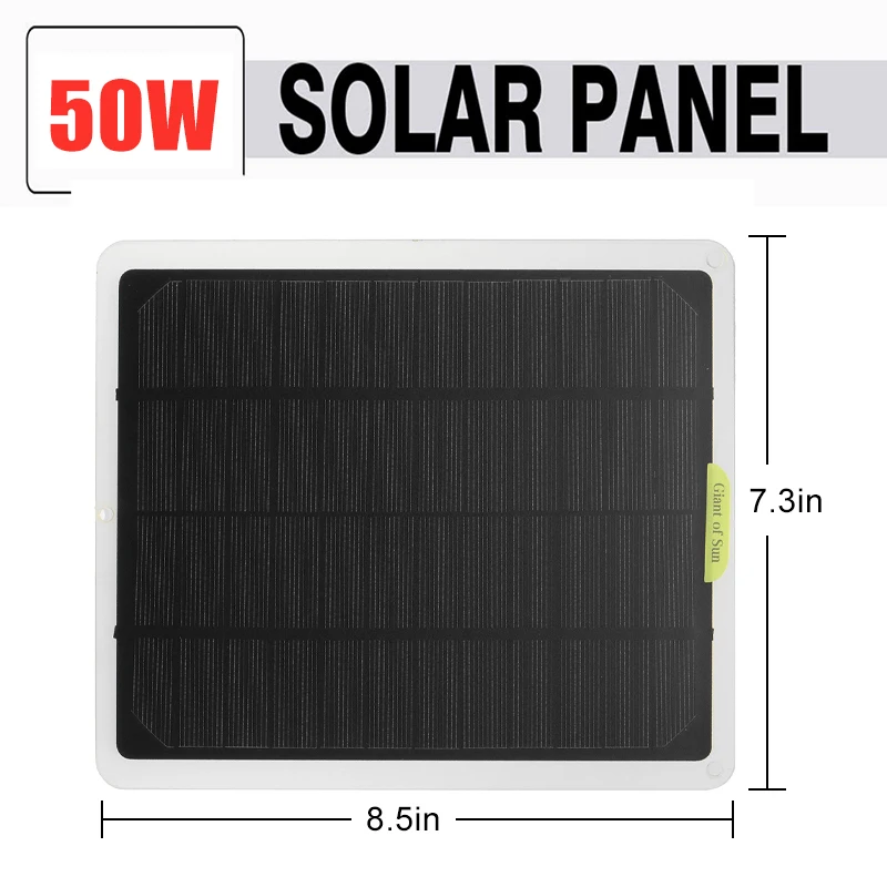 

50W 12V Solar Panel Powered Fan 6 Inch Mini Ventilator Solar Exhaust Fan for Dog Chicken House Greenhouse RV Car Fan Charger
