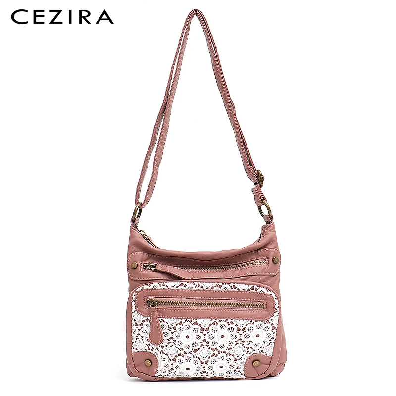 Женская сумка-мессенджер CEZIRA из искусственной кожи с несколькими карманами на