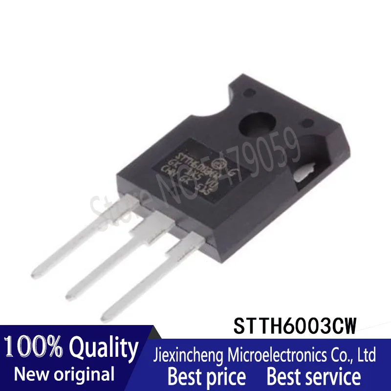 10 шт. STTH6003CW STTH6003 TO247 300V 60A быстрое восстановление диода новый оригинальный |