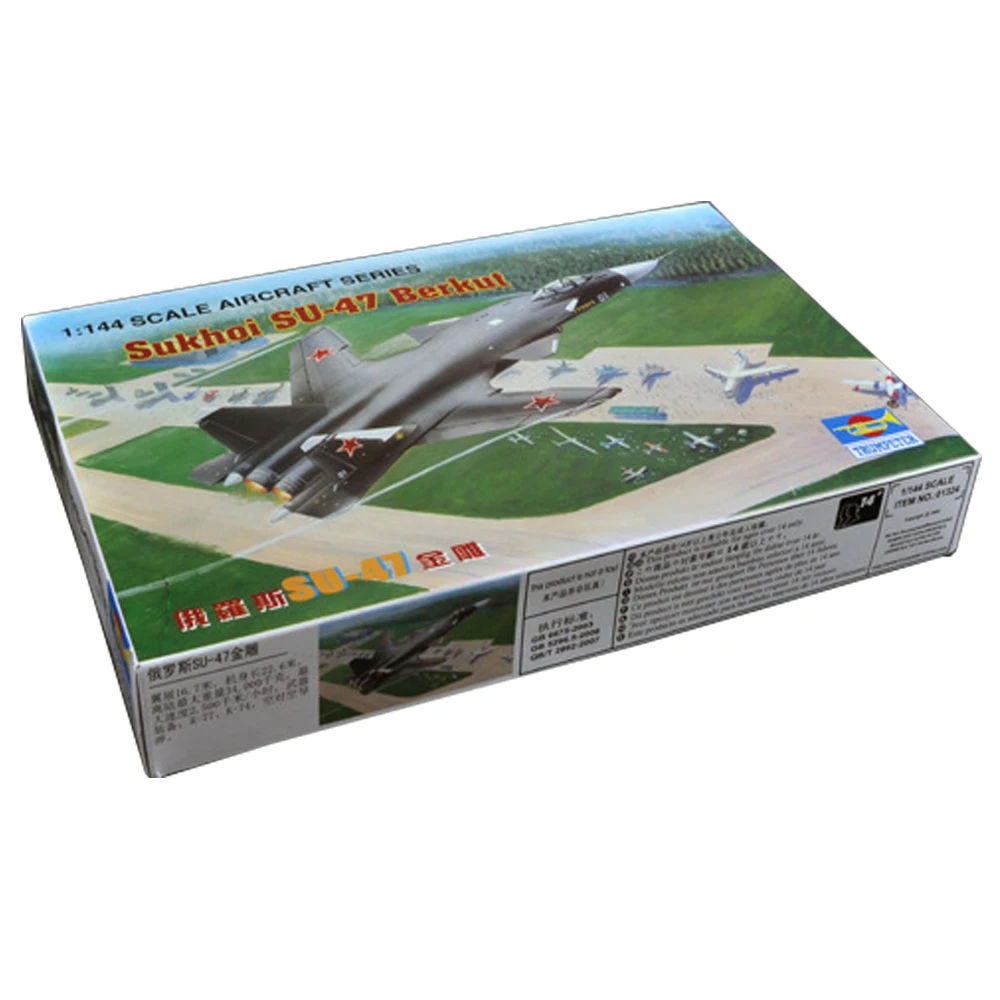 2019 Новый 1:144 весы российского Sokhoi SU-47 беркут Золотой истребитель Eagle Военная