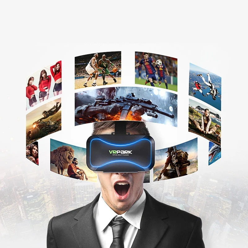 VRPARK VR Виртуальная реальность Glasse угол 90-120 градусов с регулировкой зрения для iPhone