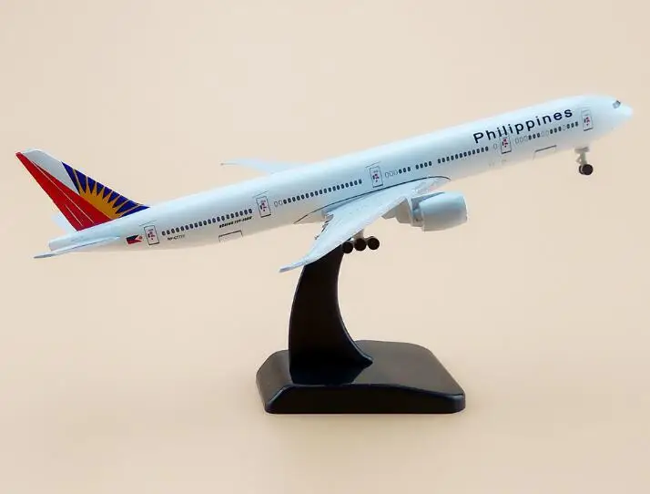 45 см Φ модель самолета Боинг 777 дыхательных путей авиакомпании Филиппины B777 300ER с