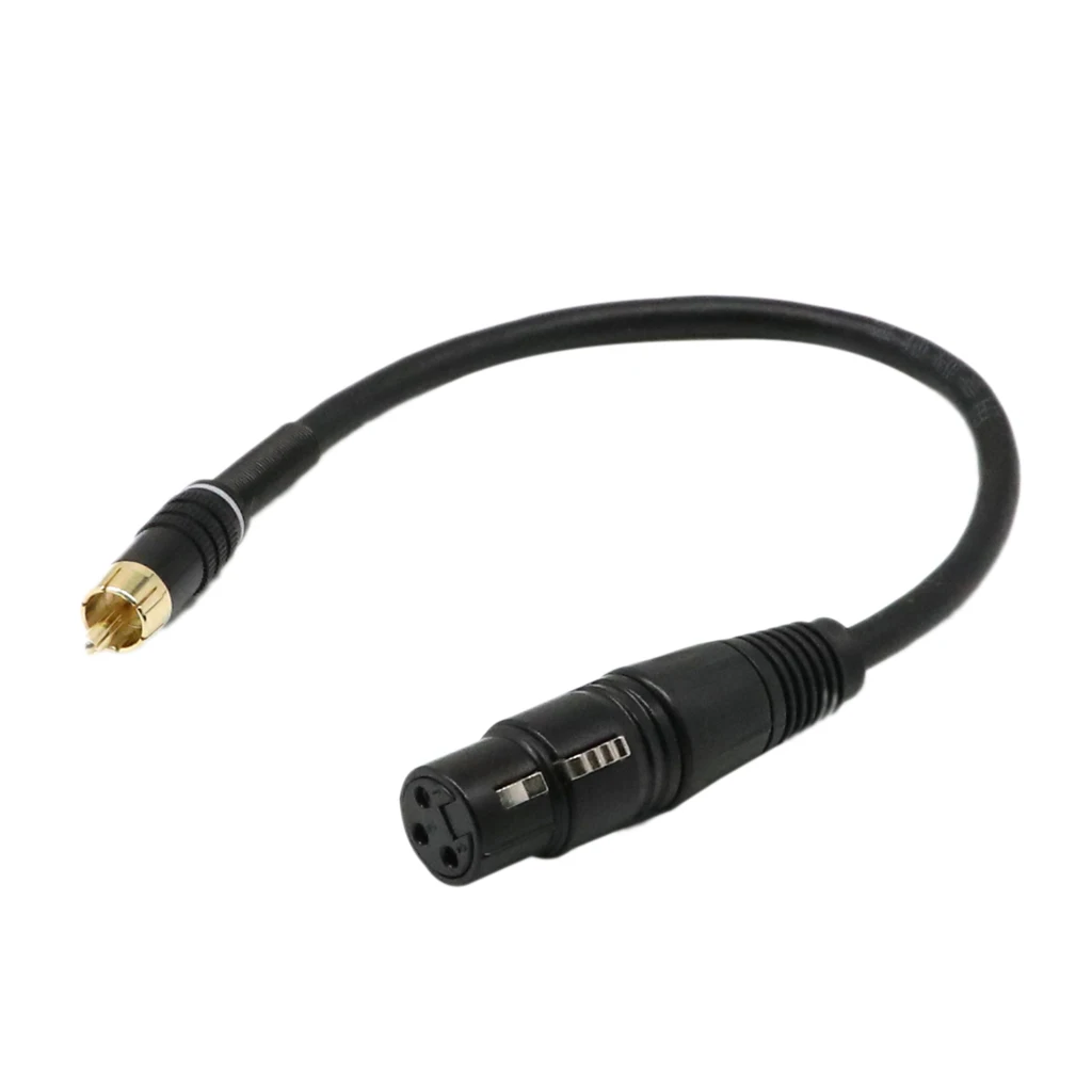 3-контактный разъем XLR для RCA штекер адаптер конвертер кабель провод миксера