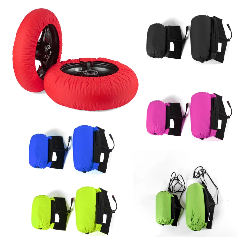 

New Motorcycle No Digital 120/200 Front and Rear Racing Tire Warmer Tyre Warmer Heater Cover 2019 2020 Motorbike Race Part