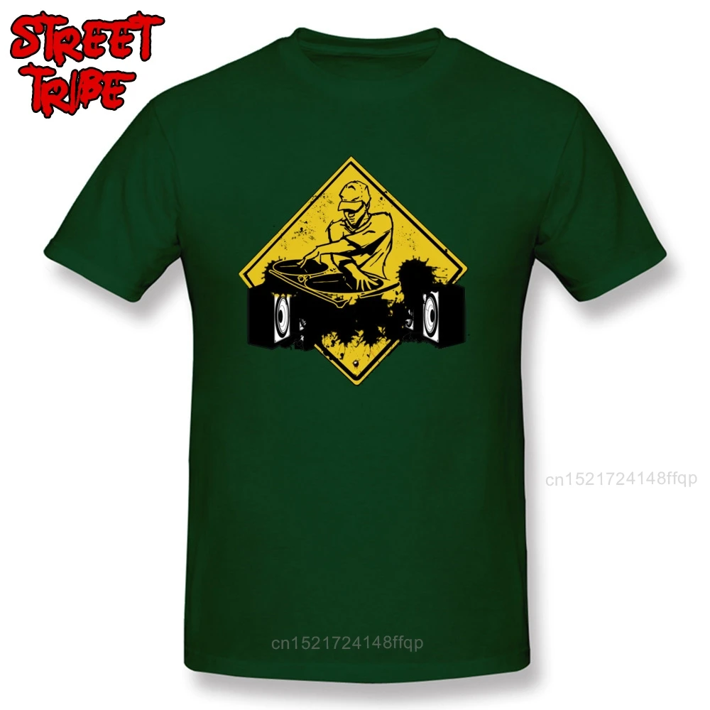 Мужская футболка 100% хлопок Уникальный короткий рукав диск музыка Dj Mix одежда в