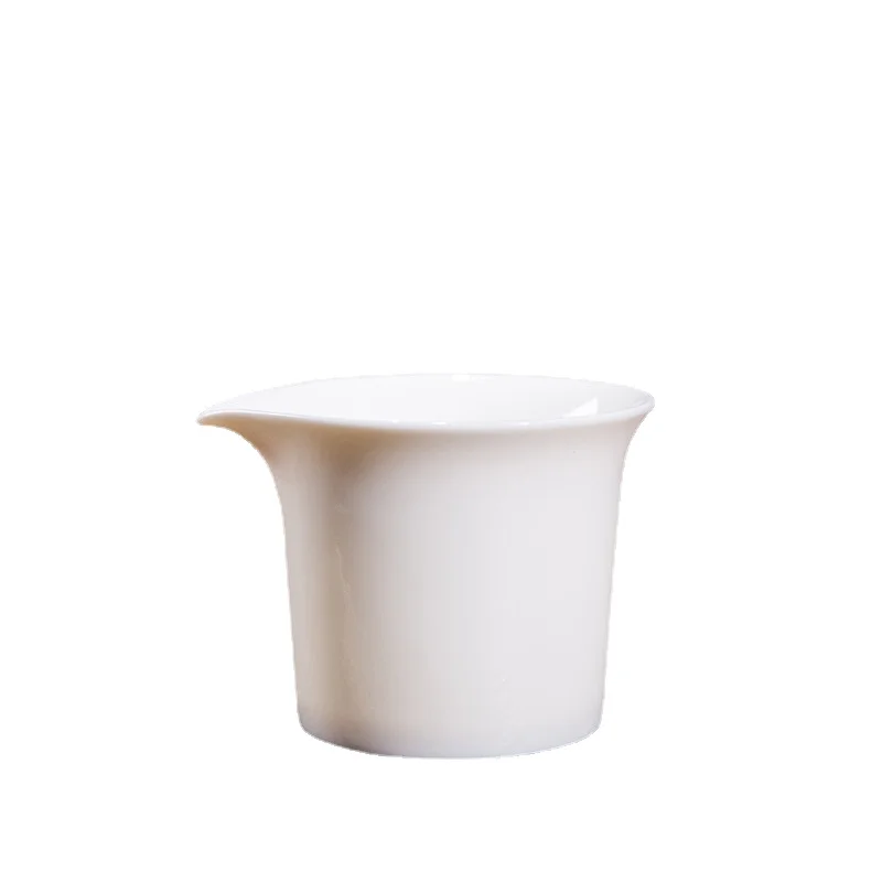 Dehua-Jarra de porcelana de Jade, cer&aacute;mica blanca, macho a taza, hecha a mano, resistente al calor, juego de t&eacute; Siteel-0