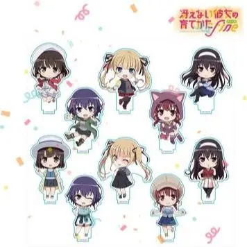 

Аниме Saekano: как поделиться скучной девушкой, ктоу, Мегуми, брелок, подвеска, сумки, Очаровательное украшение для косплея, милый мультяшный вариант Q
