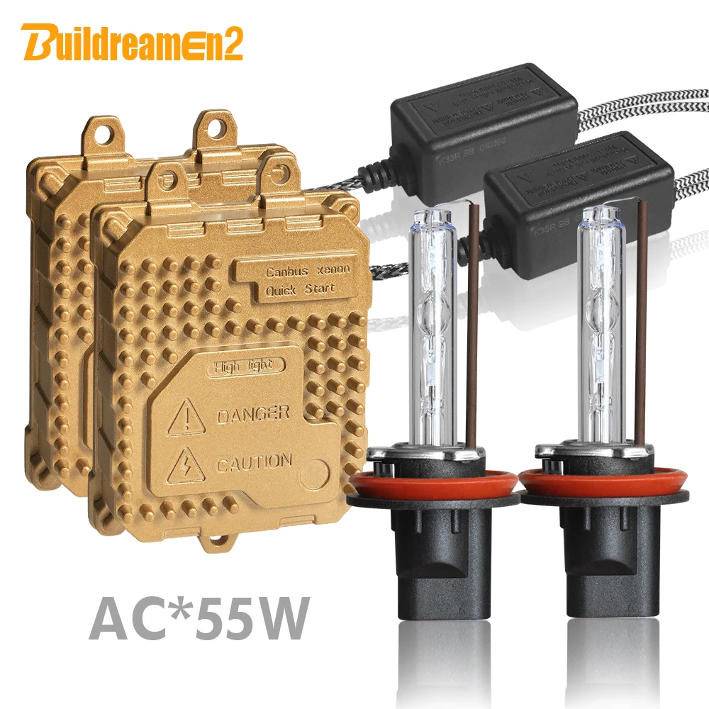Buildreamen2 55 Вт автомобилей головной светильник AC HID Xenon комплект блок
