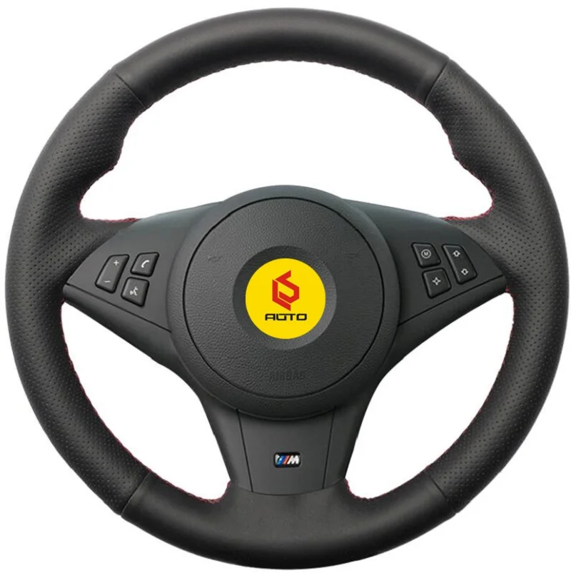 Оплетка для руля BMW M5 E60 E61 (Touring) 2005 2010 M6 E63 E64 2010|Чехлы на руль| |