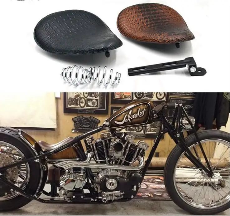 Мотоцикл Solo Seat Baseplate & пружины Кронштейн монтажный комплект для Sportster XL 883 1200 Bobber