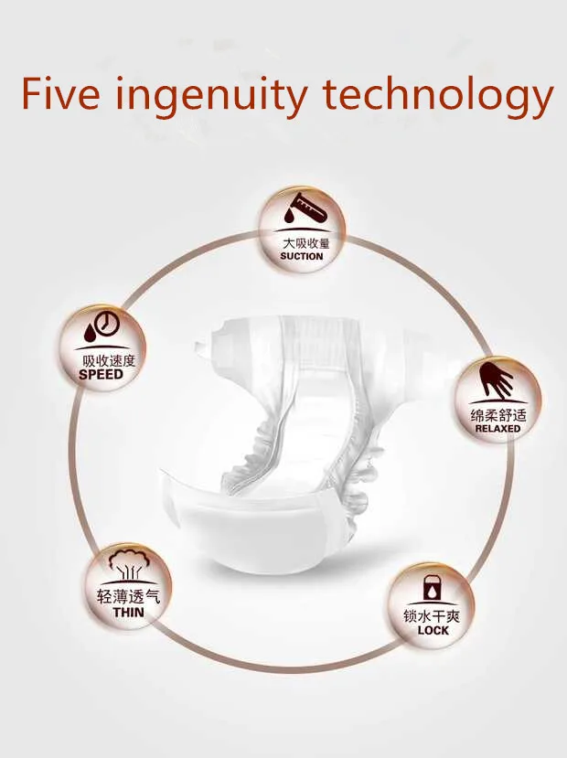 Высококачественные брендовые Dosilon одноразовые детские подгузники NB/S/M/L/XL/XXL