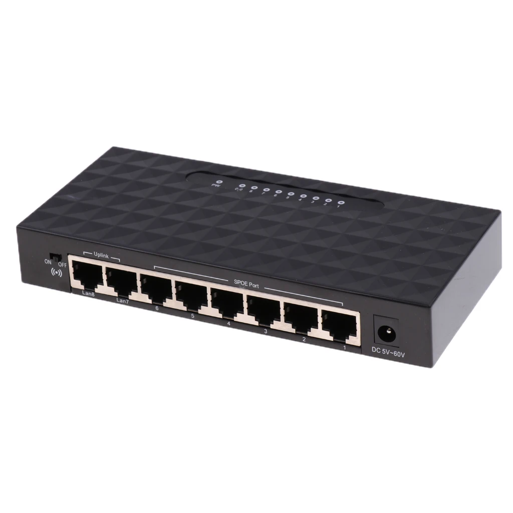 6 портов SPoE Fast Switch с 2 Ethernet Uplink ieeee802.3/802.3u 10/100 Мбит/с|Сетевые коммутаторы| |