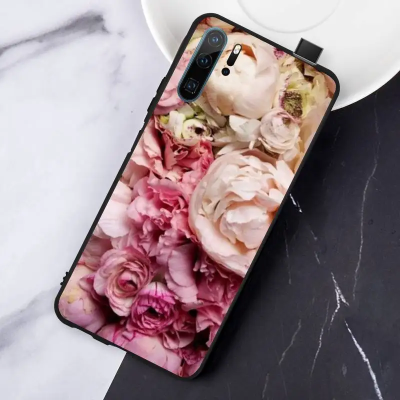 

Beautiful flowers rose peony Phone Case For Huawei honor Mate P 10 20 30 40 Pro 10i 9 10 20 8 x Lite