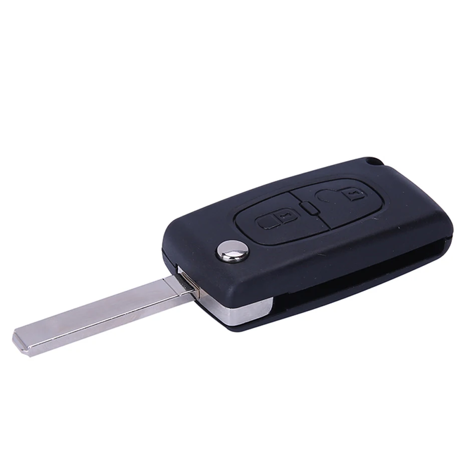 

2 Buttons Remote Key Fob ASK 434MHz ID46 Chip For Peugeot 207 307 308 407 807 For Citroen VA2 Blade CE0536