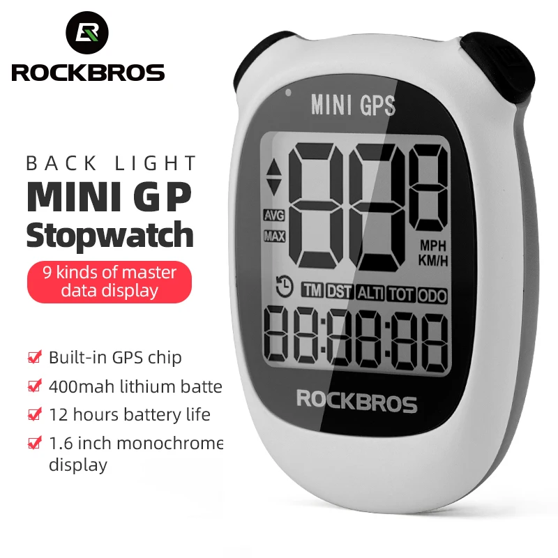 

Беспроводной велокомпьютер ROCKBROS, GPS-навигация, дисплей 1,6 дюйма, подсветка, спидометр, велосипедные аксессуары