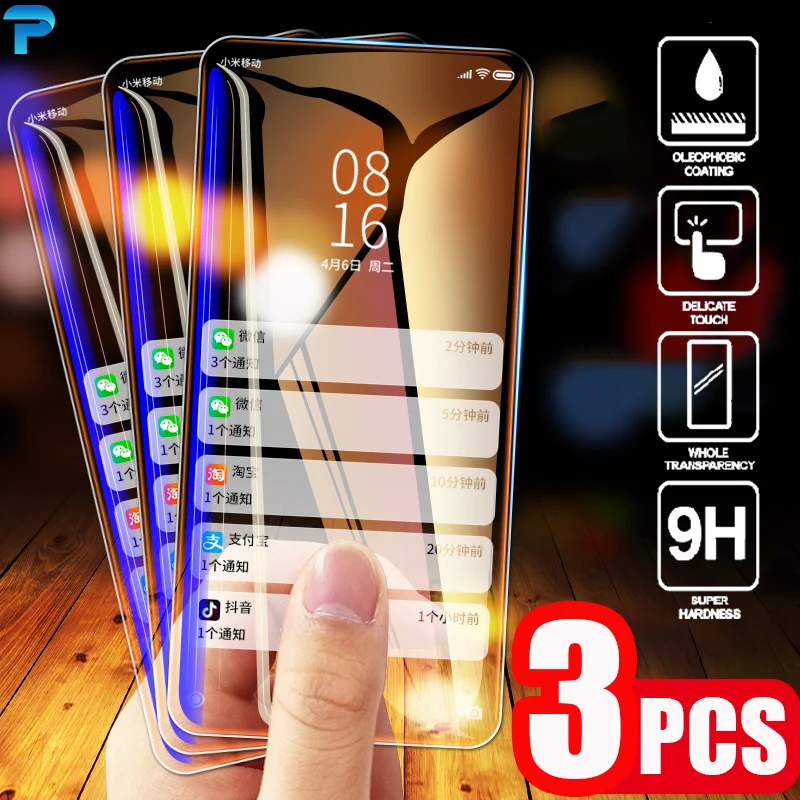 3 шт. защитная пленка для экрана Xiaomi Mi 9 9T SE Pro 8 Lite A1 A2 A3 Mi9 MiA3|Защитные стёкла и