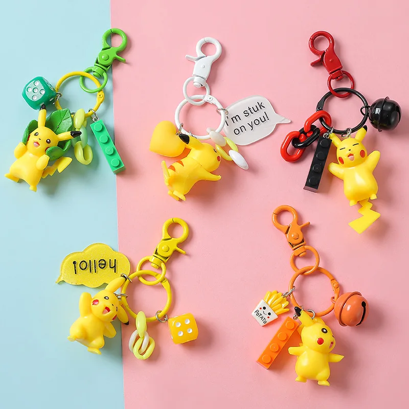 2019 новый высококачественный мультяшный милый брелок &quotПикачу&quot в стиле аниме с
