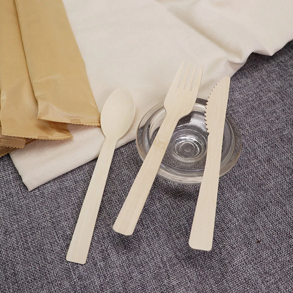 

100Pcs Disposable Dinnerware Set Includes 20 Biodegradable Paper Plates Bowl,Forks Knives and Spoons for Party Picnic