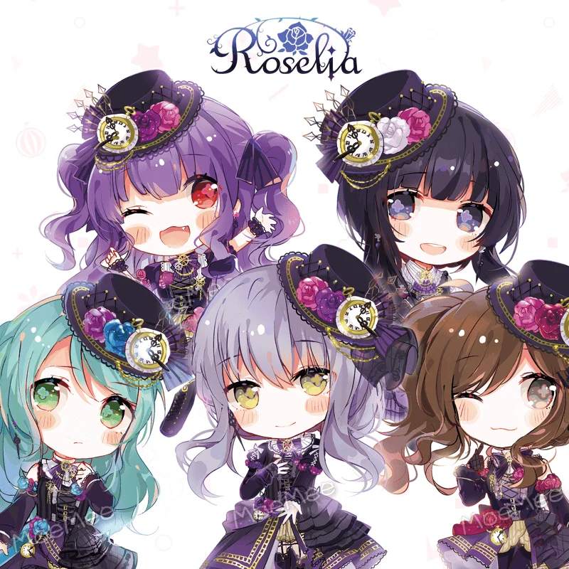 Японское аниме Взрыв! Roselia Minato Yukina Imai Risa акриловый брелок косплей очаровательный