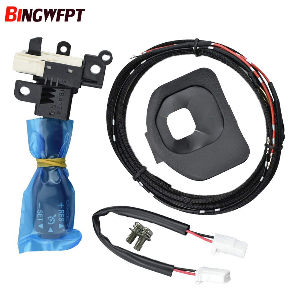 

84632-34017 8463234011 84632-34011 Переключатель круиз-контроля для Toyota Prado 4000 GRJ120 03-09 с черным пылезащитным чехлом 45186-58020-C0