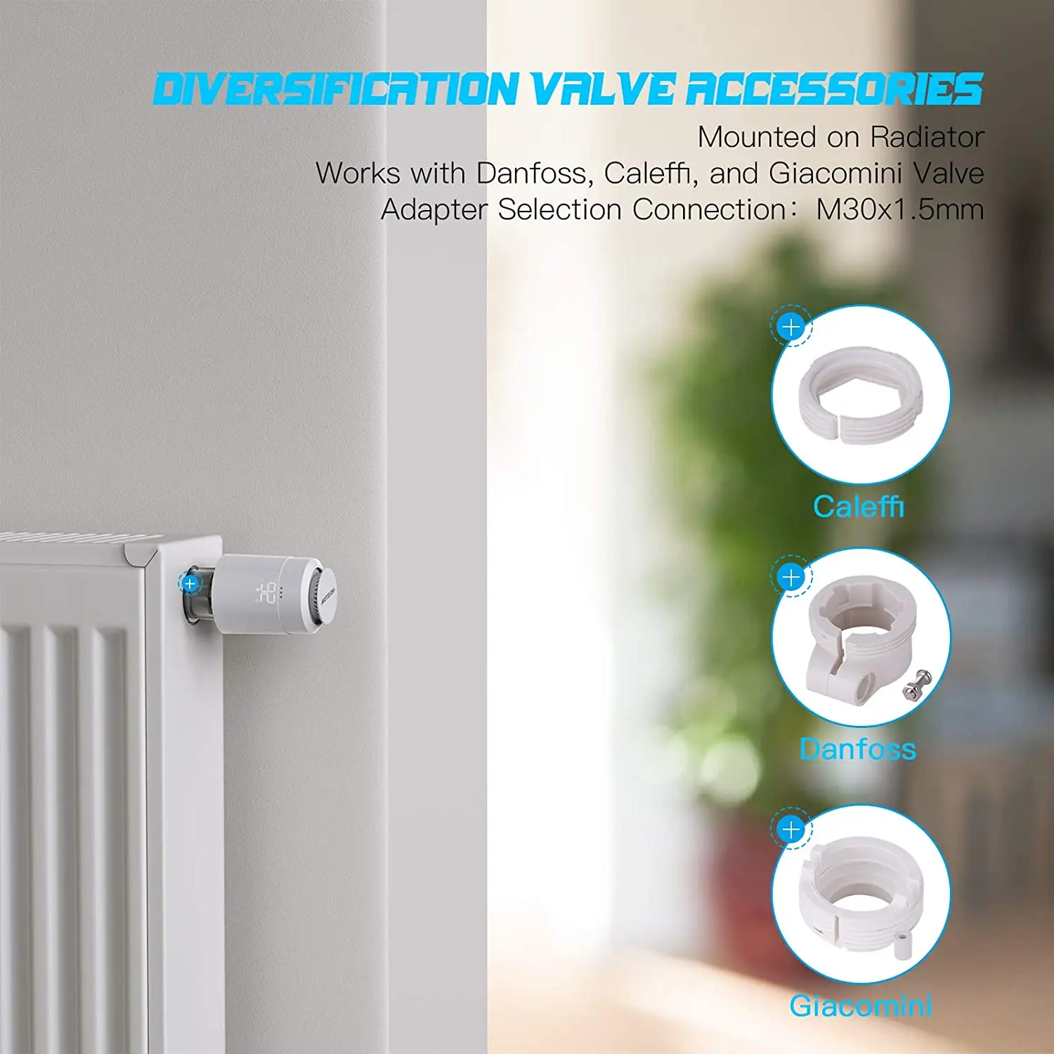 Умный термостат с Wi-Fi контроллер температуры приемник термостатом регулятор TRV