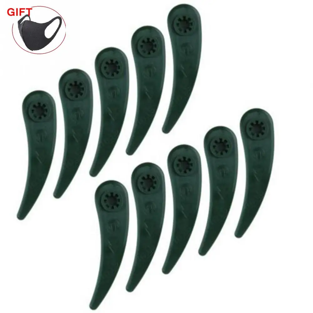 Plastic Blade Trimmer 25 Pieces Replacement Grass Blades Dura Lawn Mower for BOSCH ART 23-18 LI | Инструменты