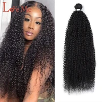 kinky curly synthetic hair bundles 38 inch synthetic hair extensions ombre brown blonde wave natural hair extensions love me