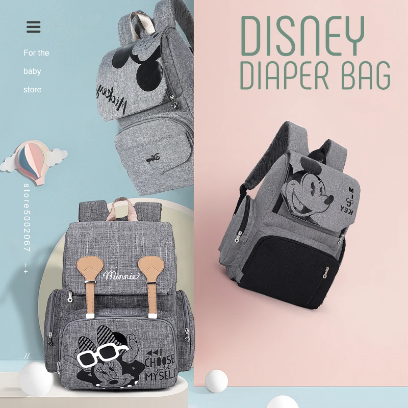 Disney Микки и Минни Маус сумка для подгузников рюкзак мам органайзер детской