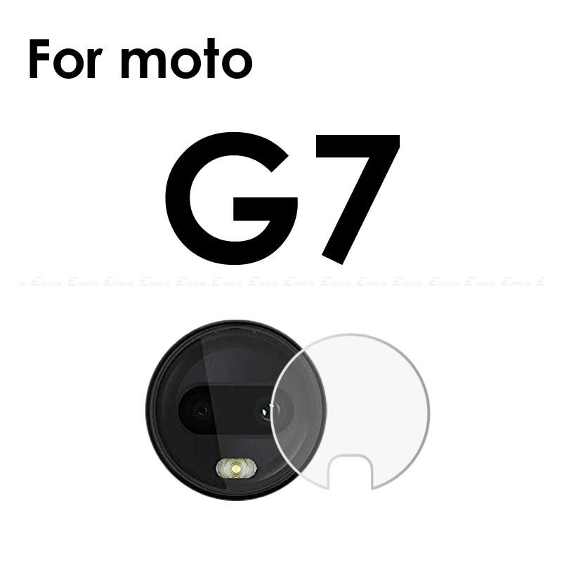 For Moto G7 Задняя крышка объектива камеры из закаленного стекла для Motorola Moto G7 G6 G5S G5 G4 Plus power Z2 Z Force Play Защитная пленка для экрана - Цвет: For Moto G7