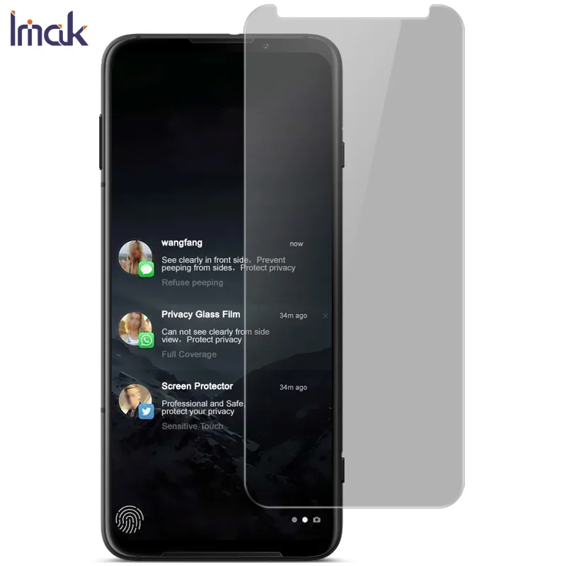 

BlackShark 3 Tempered Glass IMAK Privacy Anti Glare for Xiaomi Black Shark 3 Screen Protector Anti Peeping Film Shark3 Glass