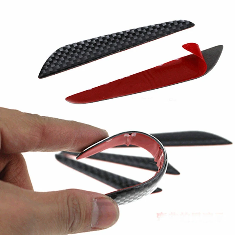

4x Anti-collision Trim Anti-rub Door Edge Guard Strip Scratch Protector Car Door Edge Guards Molding Protection Carbon Fiber
