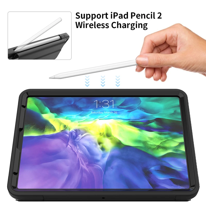 Чехол с полной защитой для apple iPad Pro 11 2020 безопасный детей противоударный