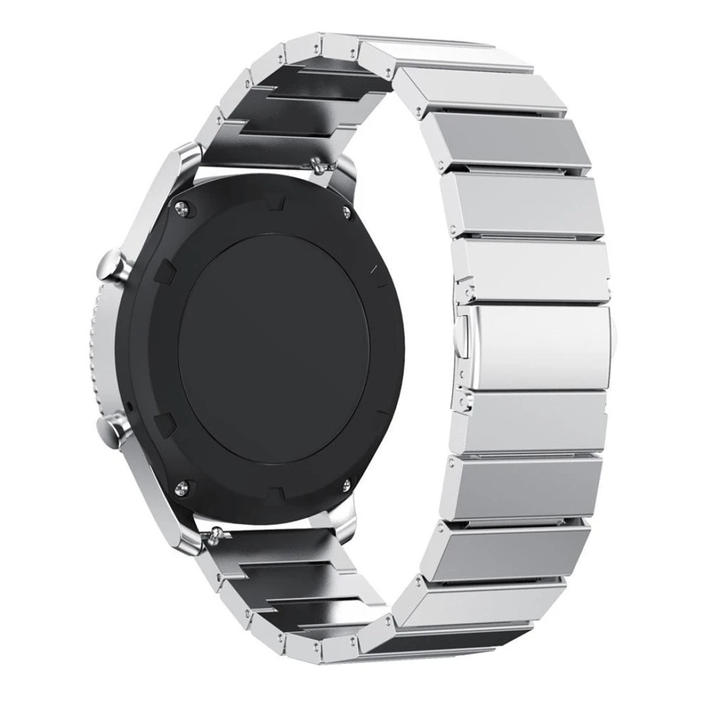 

For Samsung Galaxy Watch 3 45mm Band 20mm 22mm Stainless Steel Metal Strap for Galaxy Watch3 41mm/Active2 40mm 44mm Bracelet