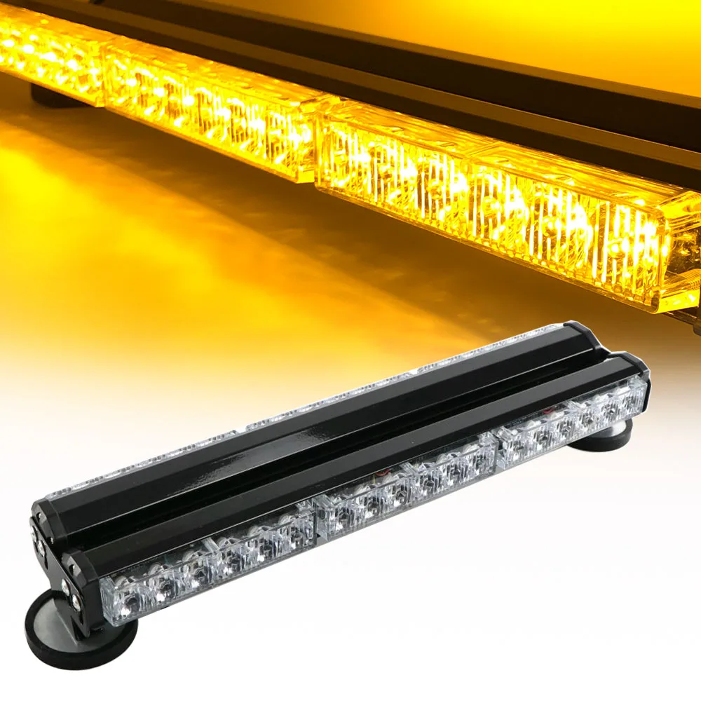 12V 36LED Double Row Car Truck LED Emergency Strobe Light Rescue Vehicle police flashing Warning Lights Signal lamp lighting