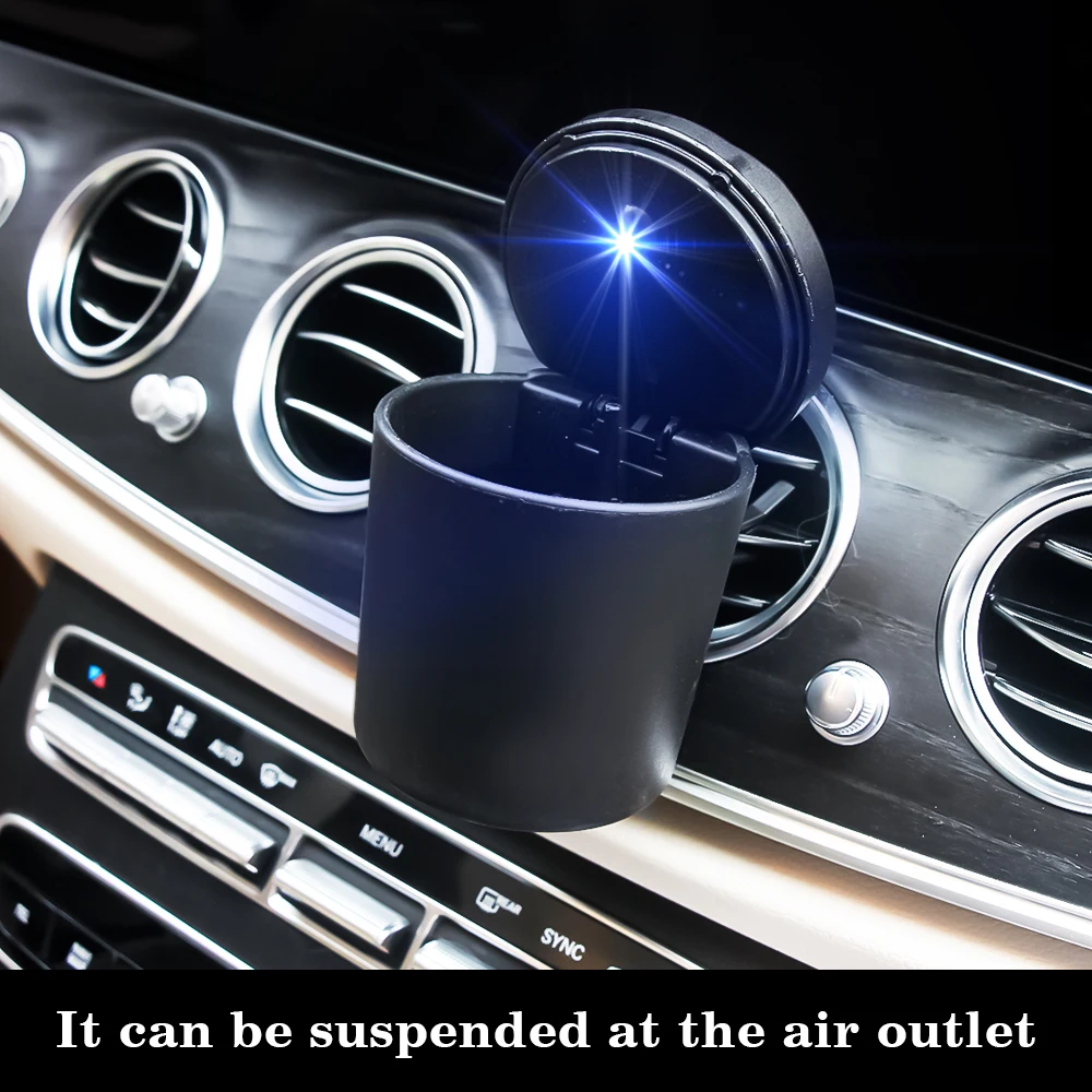 

Car Ashtray LED Light High Temperature Office Cigarette Smoke Holder For Citroen C1 C2 C3 C4 C5 C6 C8 C4L DS3 DS4 DS5 DS5LS DS6