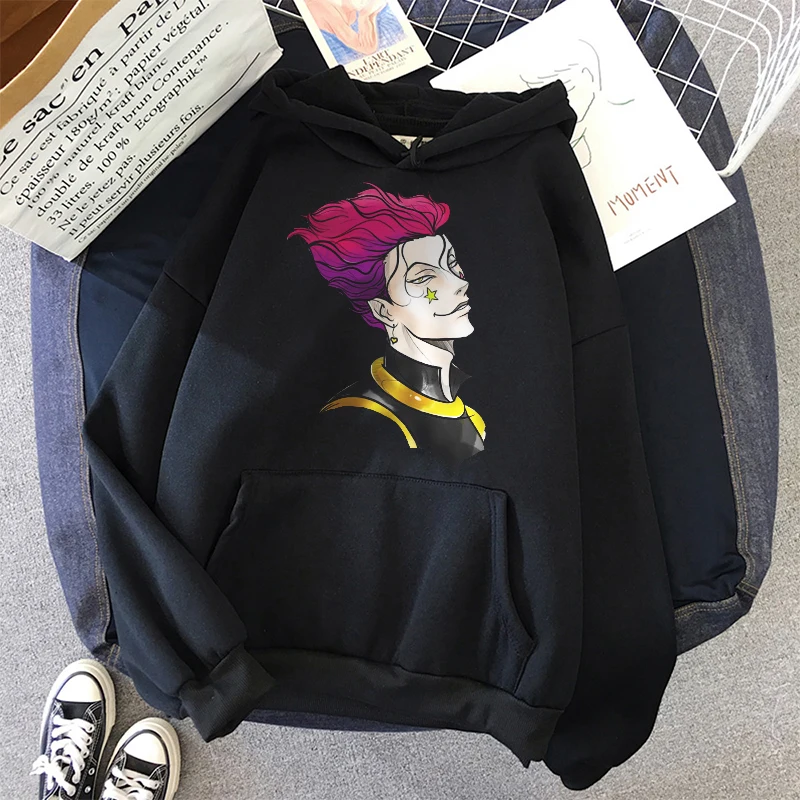 Зимний пуловер Hisoka morow в стиле аниме женские мужские кошачьи милые Poleron Mujer худи с