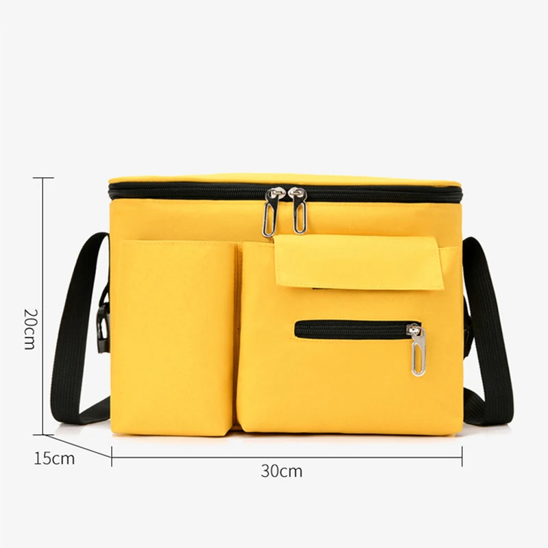 

30L Waterproof Multifunctional Handlebar Bag Keep Warm Baby Carriage Bag Shoulder Bag Bicycle Accessories Inner Aluminum Foil