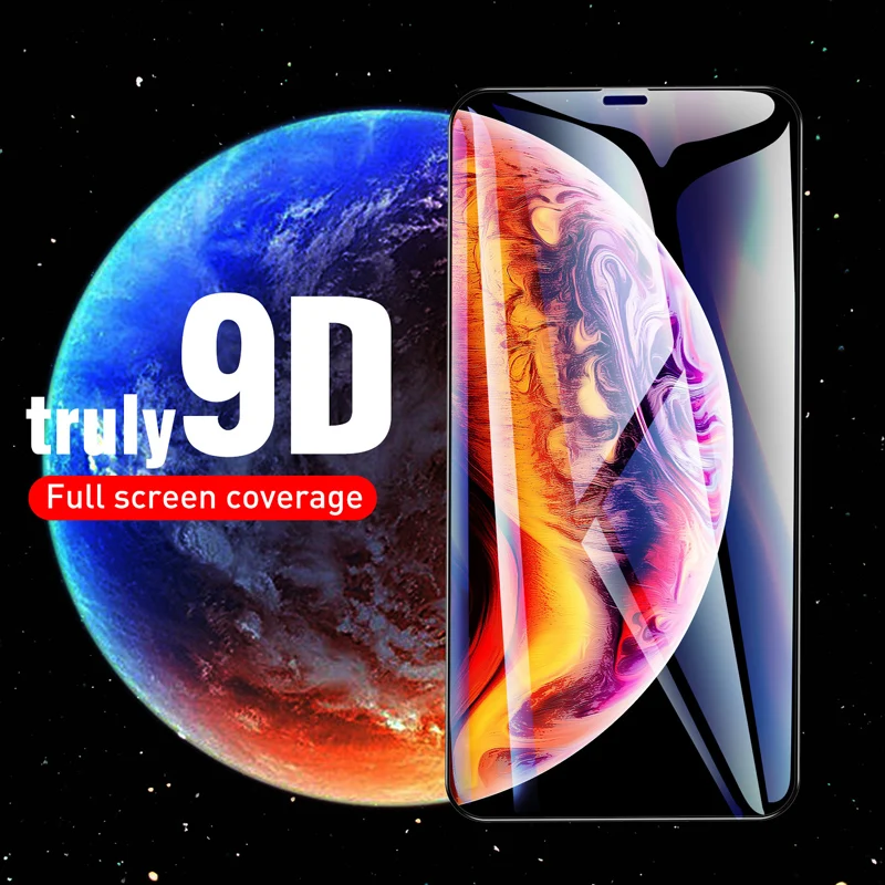 9d протектор экрана защитное стекло на Apple IPhone X xs max xr 7 8 6 6s plus 10 Премиум Закаленное стекло пленка sklo