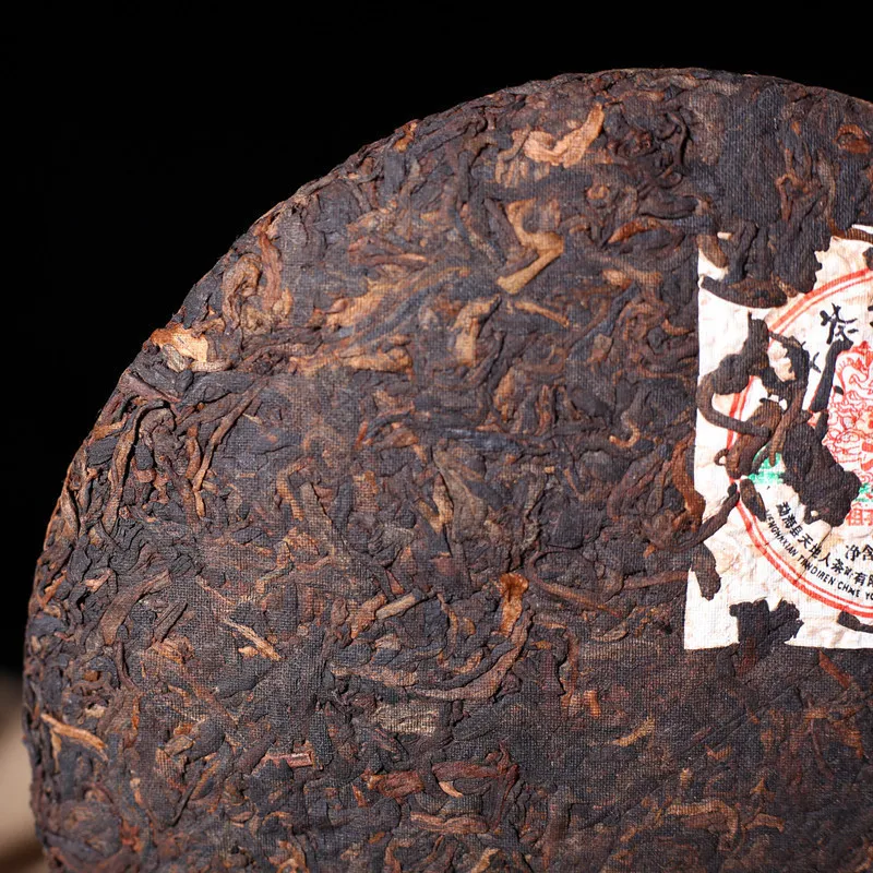 2009 год Menghai Heaven Earth Royal Big Tree Ban Zhang Tea 357g Шу Ripe Cha Cake |