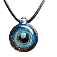 new design beautiful universe glass ball galaxy glass necklace pendant