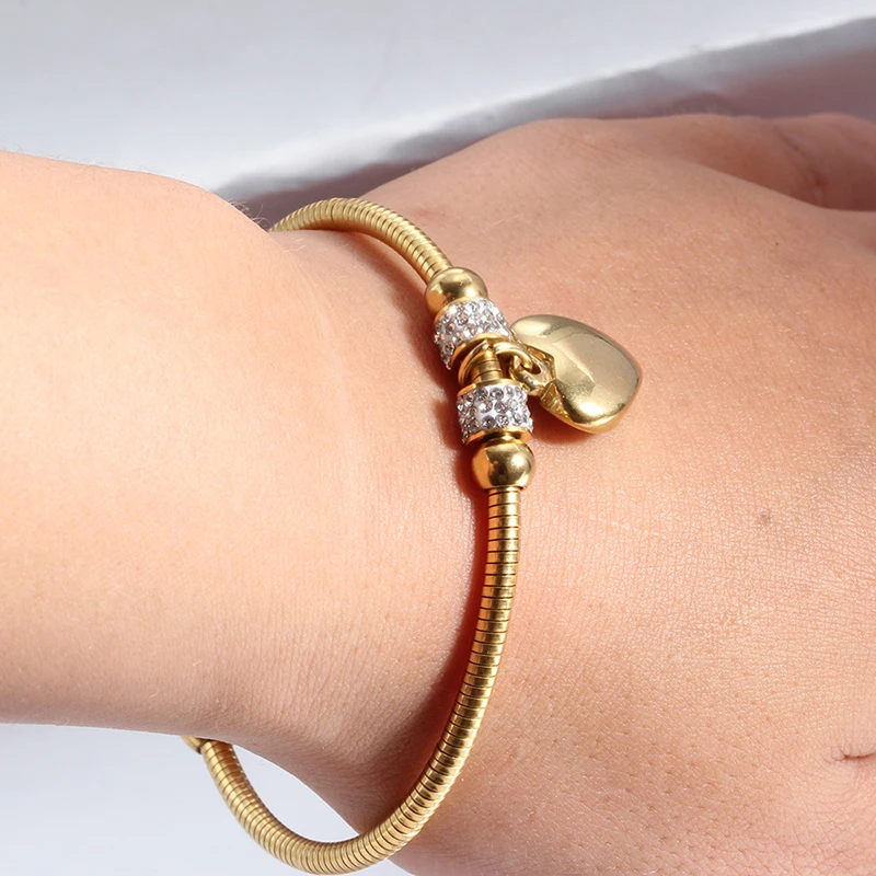 Женский Браслет манжета в форме сердца ювелирное изделие женский браслет из