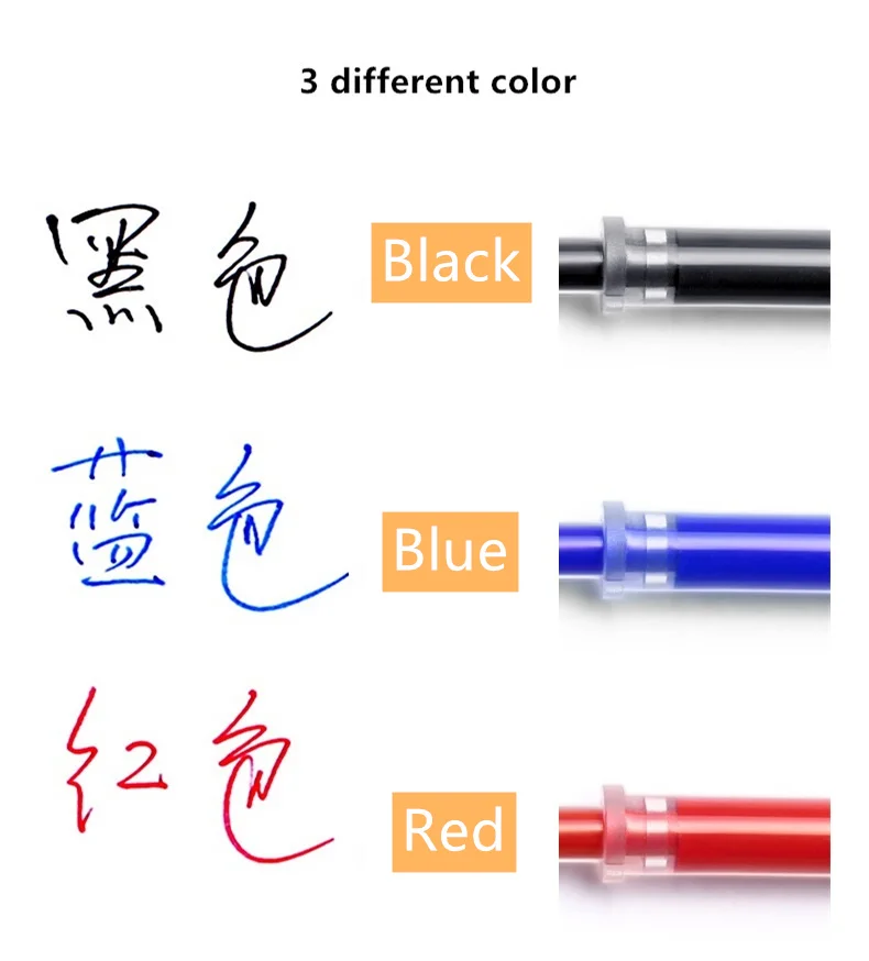 20 шт. гелевая чернильная ручка заправка значение пакет иглы наконечник 0,5 мм шариковая черная синяя красная Замена Канцтовары офисный школьный F795