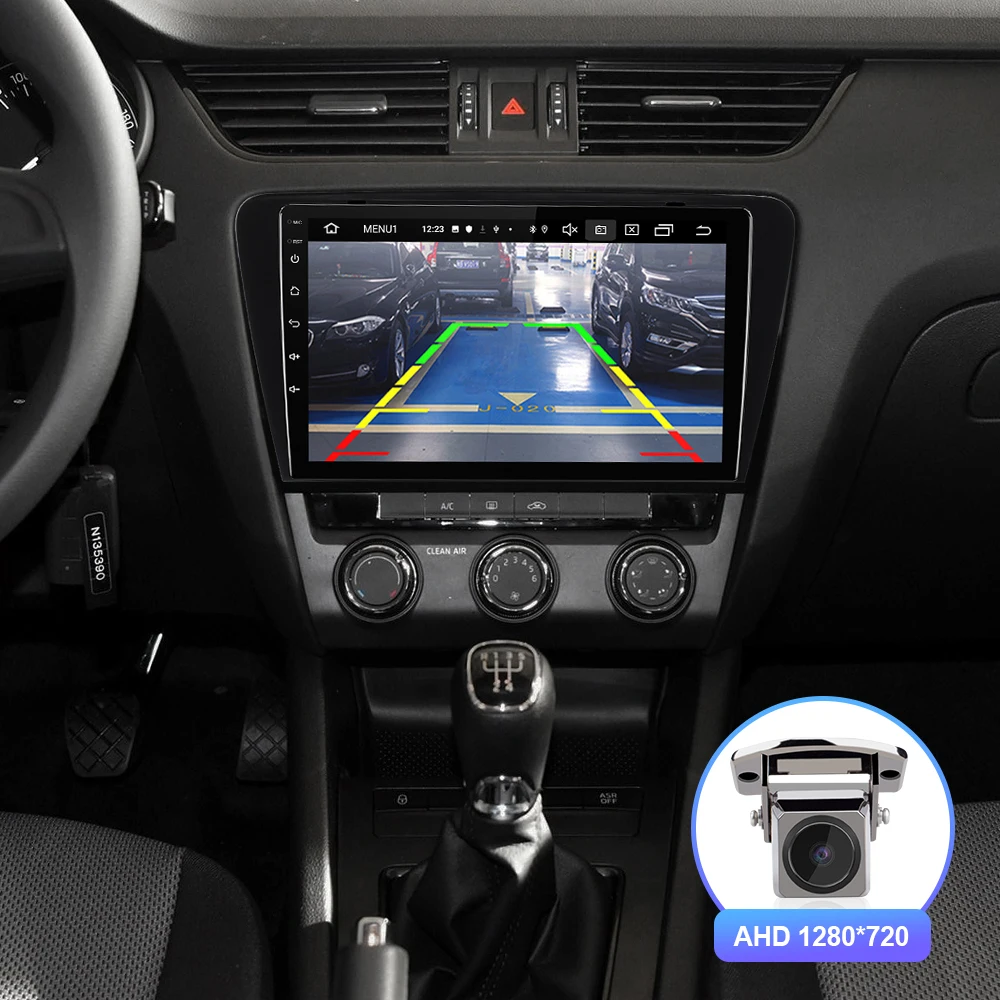 Isudar V72 4G Android автомобильный мультимедийный 1 Din Авторадио для Skoda/Octavia 2014 GPS 8 Core RAM 6GB